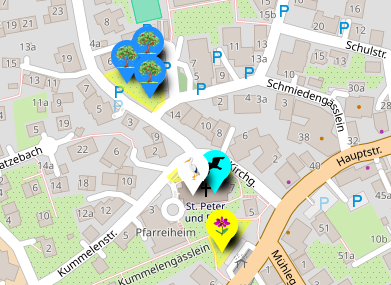 Naturkarte, interaktiv